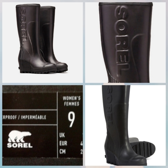 sorel joan tall rain boot